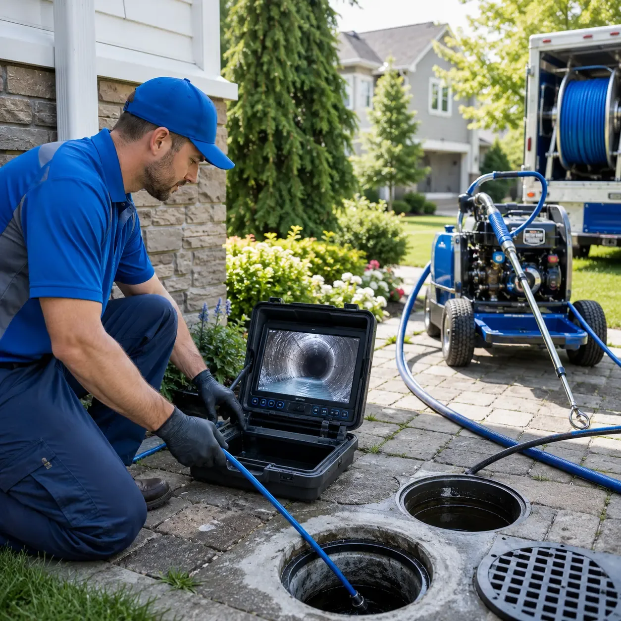 Outdoor drain cleaning professionals serving Eek, AK